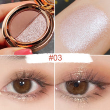Load image into Gallery viewer, Matte Pearlescent Duo Eyeshadow Palette Long Lasting Waterproof Eyeshadow Palette Beauty Eyes Makeup Cosmetics