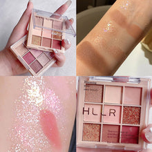 Load image into Gallery viewer, 9 Colors Eyeshadow Palette Pearlescent Matte Eyeshadow Palette Portable Makeup Palette Eyes Makeup Cosmetics