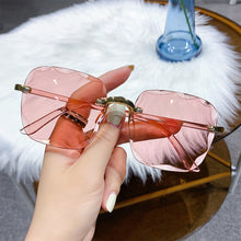 Load image into Gallery viewer, Fashion Frameless Sunglasses Simple Personality UV Protection Sunglasses Women Sunglasses Outdoor Glasses