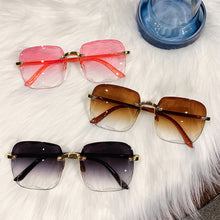 Load image into Gallery viewer, Fashion Frameless Sunglasses Simple Personality UV Protection Sunglasses Women Sunglasses Outdoor Glasses