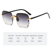 Load image into Gallery viewer, Fashion Frameless Sunglasses Simple Personality UV Protection Sunglasses Women Sunglasses Outdoor Glasses