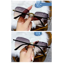 Load image into Gallery viewer, Fashion Frameless Sunglasses Simple Personality UV Protection Sunglasses Women Sunglasses Outdoor Glasses