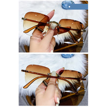 Load image into Gallery viewer, Fashion Frameless Sunglasses Simple Personality UV Protection Sunglasses Women Sunglasses Outdoor Glasses