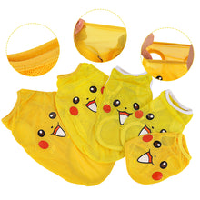 Load image into Gallery viewer, Summer Breathable Pet Mesh Vest Cartoon Print Puppy Dog Clothing Cat T-Shirt Sport Shirt Quick-drying Pet Clothes XS-XL