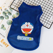 Load image into Gallery viewer, Summer Breathable Pet Mesh Vest Cartoon Print Puppy Dog Clothing Cat T-Shirt Sport Shirt Quick-drying Pet Clothes XS-XXL