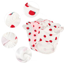 Load image into Gallery viewer, Cute Strawberry Print Dog Dress Pet Skirts Comfortable Soft Puppuy Dogs Cats Princess Dress Party Dog Vest Pet Clothes