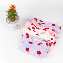 Load image into Gallery viewer, Cute Strawberry Print Dog Dress Pet Skirts Comfortable Soft Puppuy Dogs Cats Princess Dress Party Dog Vest Pet Clothes