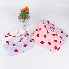 Load image into Gallery viewer, Cute Strawberry Print Dog Dress Pet Skirts Comfortable Soft Puppuy Dogs Cats Princess Dress Party Dog Vest Pet Clothes