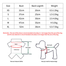 Load image into Gallery viewer, Cute Strawberry Print Dog Dress Pet Skirts Comfortable Soft Puppuy Dogs Cats Princess Dress Party Dog Vest Pet Clothes