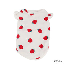Load image into Gallery viewer, Cute Strawberry Print Dog Dress Pet Skirts Comfortable Soft Puppuy Dogs Cats Princess Dress Party Dog Vest Pet Clothes