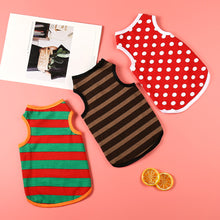 Load image into Gallery viewer, XS-XL Retro Summer Cotton Puppy Dog Vest Breathable Cat Dog Clothes Soft Vest Pet Supplies
