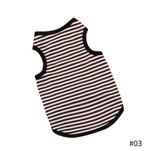 Load image into Gallery viewer, XS-XL Retro Summer Cotton Puppy Dog Vest Breathable Cat Dog Clothes Soft Vest Pet Supplies