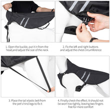 Load image into Gallery viewer, Dog Raincoat Reflective Waterproof Dog Clothes For Small Large Dogs Rain Coat Golden Retriever Labrador Rain Cape Pet Products