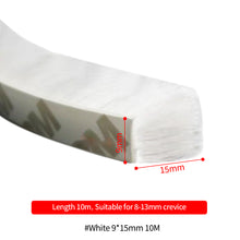 Load image into Gallery viewer, 10M Brush Strip Self Adhesive Door Window Sealing Strip Home Door Window Sound Insulation Wind-proof Strip Gasket