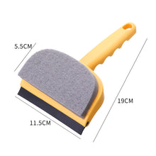 Load image into Gallery viewer, Double Side Cleaning Squeegee Scraper Glass Wiper Mirror Cleaner Bathroom Silicone Cleaning Tool with Handle