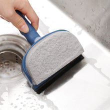 Load image into Gallery viewer, Double Side Cleaning Squeegee Scraper Glass Wiper Mirror Cleaner Bathroom Silicone Cleaning Tool with Handle