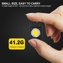 Load image into Gallery viewer, LED Flashlight Portable Pocket Work Light Keychain USB Rechargeable COB Lantern for Outdoor Camping Small Light Corkscrew