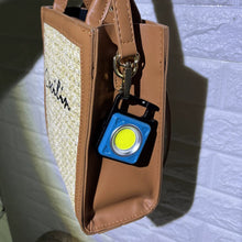 Load image into Gallery viewer, LED Flashlight Portable Pocket Work Light Keychain USB Rechargeable COB Lantern for Outdoor Camping Small Light Corkscrew