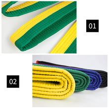 Load image into Gallery viewer, 1PCS Martial Arts Karate Judo Taekwondo Professional Belts Judo Jiu jitsu Standard Tapes Protective Waistband
