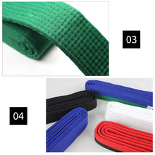 Load image into Gallery viewer, 1PCS Martial Arts Karate Judo Taekwondo Professional Belts Judo Jiu jitsu Standard Tapes Protective Waistband