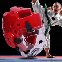 Load image into Gallery viewer, Professional Taekwondo head protector MMA Helmet Muay Thai Boxing Taekwondo Karate Guard Head Kickboxing