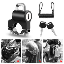 Load image into Gallery viewer, Multifunctional Motorcycle Helmet Lock For Bicycle Electric Scooter Safety Lock Easy To Install Bicycle Bike Equipment