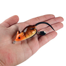 Load image into Gallery viewer, 5.5cm Fishing Lure Bait Multi Section Bionic Decoy Simulation Hard Bait Mouse Artificial Decoy Floating Swing Decoy
