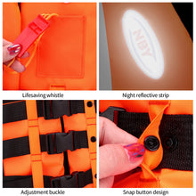 Load image into Gallery viewer, S -3XL Universal Outdoor Swimming Boating Driving Vest Survival Suit Polyester Life Jacket For Adult Children With Pipe