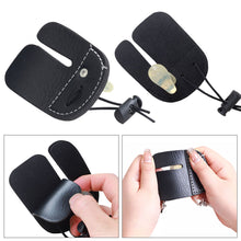 Load image into Gallery viewer, Double Leather Archery Finger Pieces Finger Protection Recurve Bow Shooting Practice Equipment Hunting Sports Equipment
