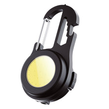 Load image into Gallery viewer, Multifunctional Mini Work Lamp COB LED Flood Light with Window Breaker Rechargeable Keychain Light Outdoor Fishing Flashlight