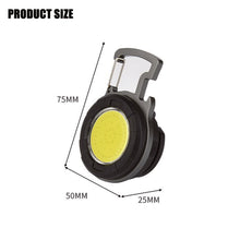 Load image into Gallery viewer, Mini LED Head Flashlight Keychain Work Light Portable USB Rechargeable White Red COB Light Camping Hiking Security Outside Torch