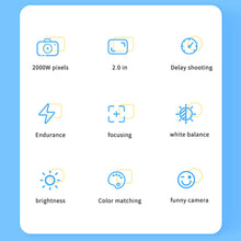 Load image into Gallery viewer, Children Kids Camera Mini Educational Toys For Children Baby Gifts Birthday Gift Digital Camera 1080P Projection Video Camera