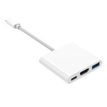 Load image into Gallery viewer, Usb C Three-in-one Docking Station Multi-function Converter Mobile Office Adapter Video Expander