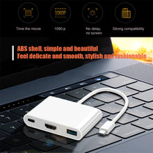 Load image into Gallery viewer, Usb C Three-in-one Docking Station Multi-function Converter Mobile Office Adapter Video Expander