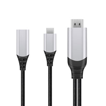 Load image into Gallery viewer, USB-C to HDMI TV Cable Game Console Video Cable 4k Hd Transmission Pd Charging Cable