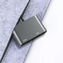 Load image into Gallery viewer, Usb C to HDMI/VGA 2 In 1 HUB Docking Station Hdmi Audio And Video VGA Screen Port Hub