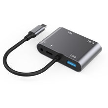 Load image into Gallery viewer, Usb C 5 In 1 HUB Docking Station Hdmi Audio And Video VGA Screen PD Port Hub