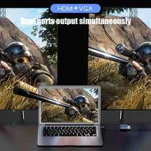 Load image into Gallery viewer, Usb C 5 In 1 HUB Docking Station Hdmi Audio And Video VGA Screen PD Port Hub