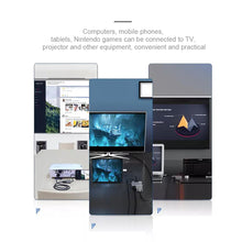 Load image into Gallery viewer, Usb C 5 In 1 HUB Docking Station Hdmi Audio And Video VGA Screen PD Port Hub