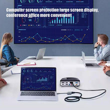 Load image into Gallery viewer, Usb C 5 In 1 HUB Docking Station Hdmi Audio And Video VGA Screen PD Port Hub