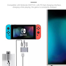 Load image into Gallery viewer, Usb C 5 In 1 HUB Docking Station Hdmi Audio And Video VGA Screen PD Port Hub