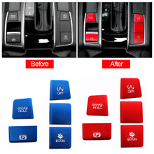 Load image into Gallery viewer, 5Pcs Electronic Handbrake Patch Central Control Panel Sticker Decoration Modification Accessories Supplies For Honda Civic 10th 2016 - 2021