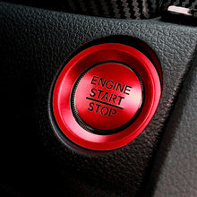Load image into Gallery viewer, 2Pcs Car Stickers Auto Ignition Engine Start Stop Button Rings Cover Interior Accessories For Honda Civic 2016-2021
