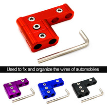 Load image into Gallery viewer, 3Pcs Car Spark Plug Electrical Wire Clamp Separator Line Ignition Cable Divider Clip Aluminium Alloy Universal Auto