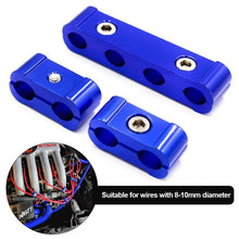 Load image into Gallery viewer, 3Pcs Car Spark Plug Electrical Wire Clamp Separator Line Ignition Cable Divider Clip Aluminium Alloy Universal Auto