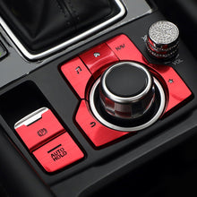 Load image into Gallery viewer, 7Pcs Aluminum Electronic Parking Brake Automatic Parking Button Cover For Mazda3 ATENZA CX-5 CX-4 CX-8