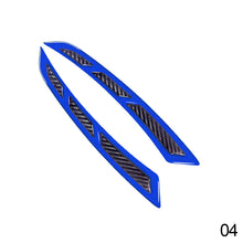 Load image into Gallery viewer, 2Pcs Car Sticker Front Fender Stripe Guard Tire Eyebrow Protector Carbon Fiber Wheel Trim Sticker Auto Accessories