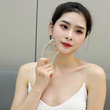 Load image into Gallery viewer, Natural Resin Guasha Scraper Face Massager Board Resin Beeswax Facial Eye Care Body Massage Tool Facial Skin Health Care