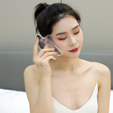 Load image into Gallery viewer, Natural Resin Guasha Scraper Face Massager Board Resin Beeswax Facial Eye Care Body Massage Tool Facial Skin Health Care