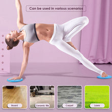 Load image into Gallery viewer, 2PCS Fitness Disc Exercise Sliding Plate Gliding Discs Slider For Yoga Gym Core Training Exercise Equipment